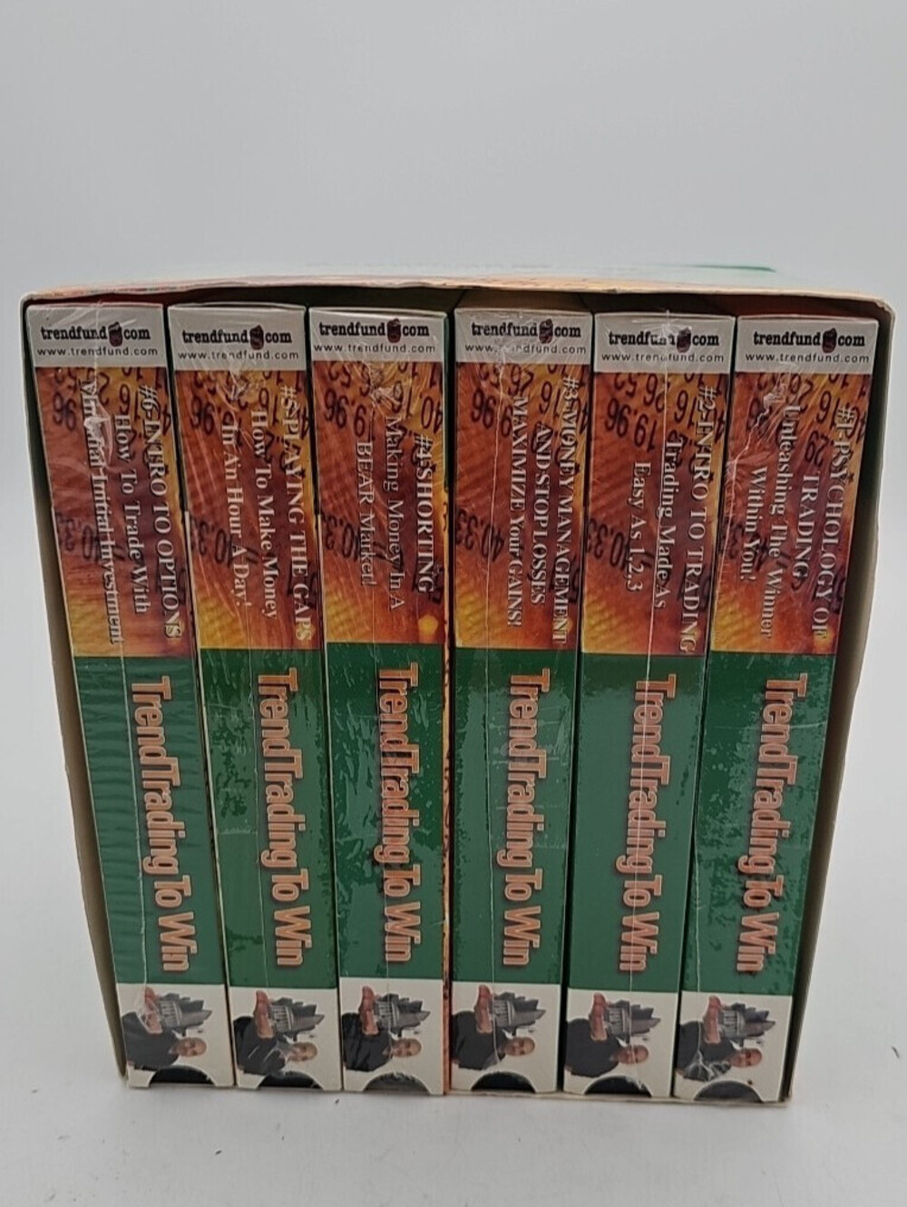 TREND TRADING TO WIN The Winning Edge VHS Set of 6 Michael Parness Sealed New